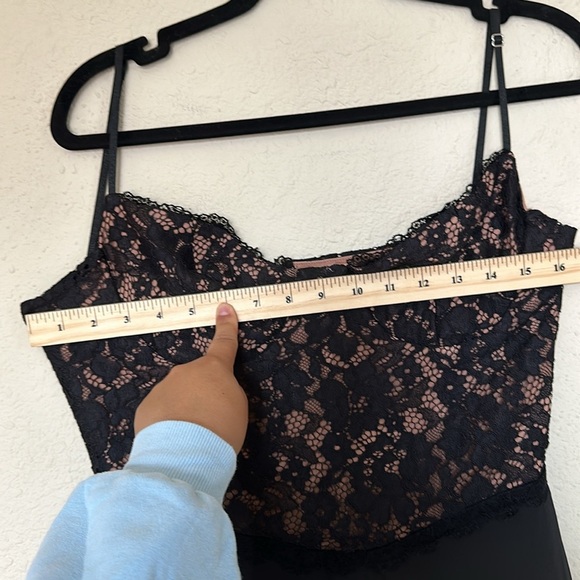 HOUSE OF CB 'Cara' Black Corset lace gown Maxi Dress/Size M NWOT - Picture 8 of 15